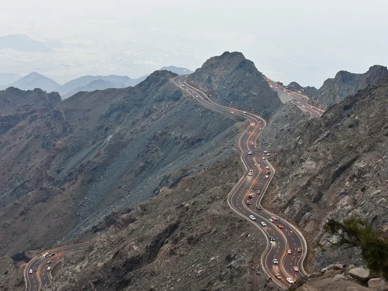طريق الهدا الجبلي — الطائف