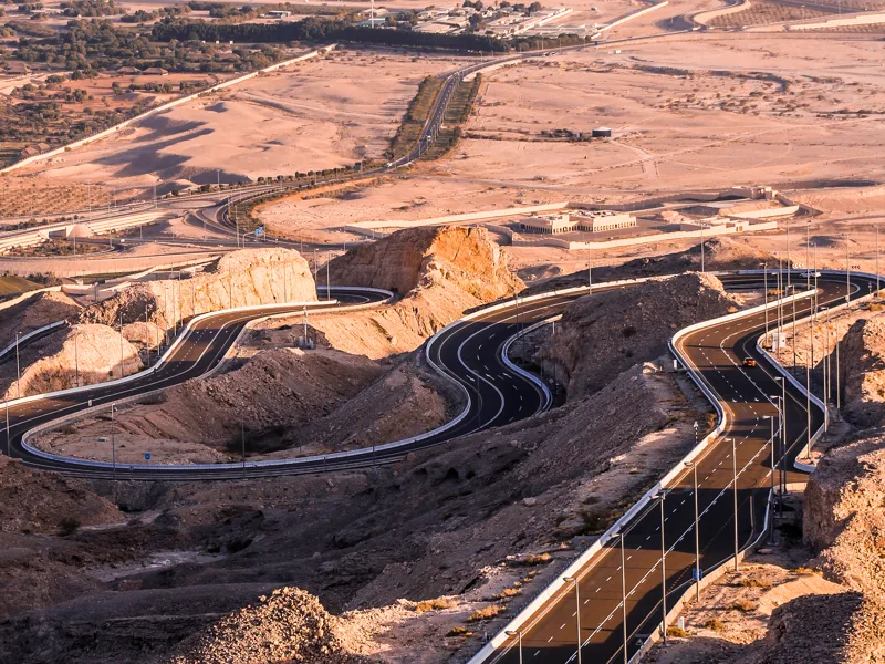طريق جبل حفيت — العين